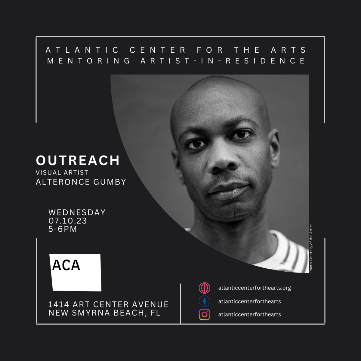 OUTreach: Alteronce Gumby - Atlantic Center for the Arts