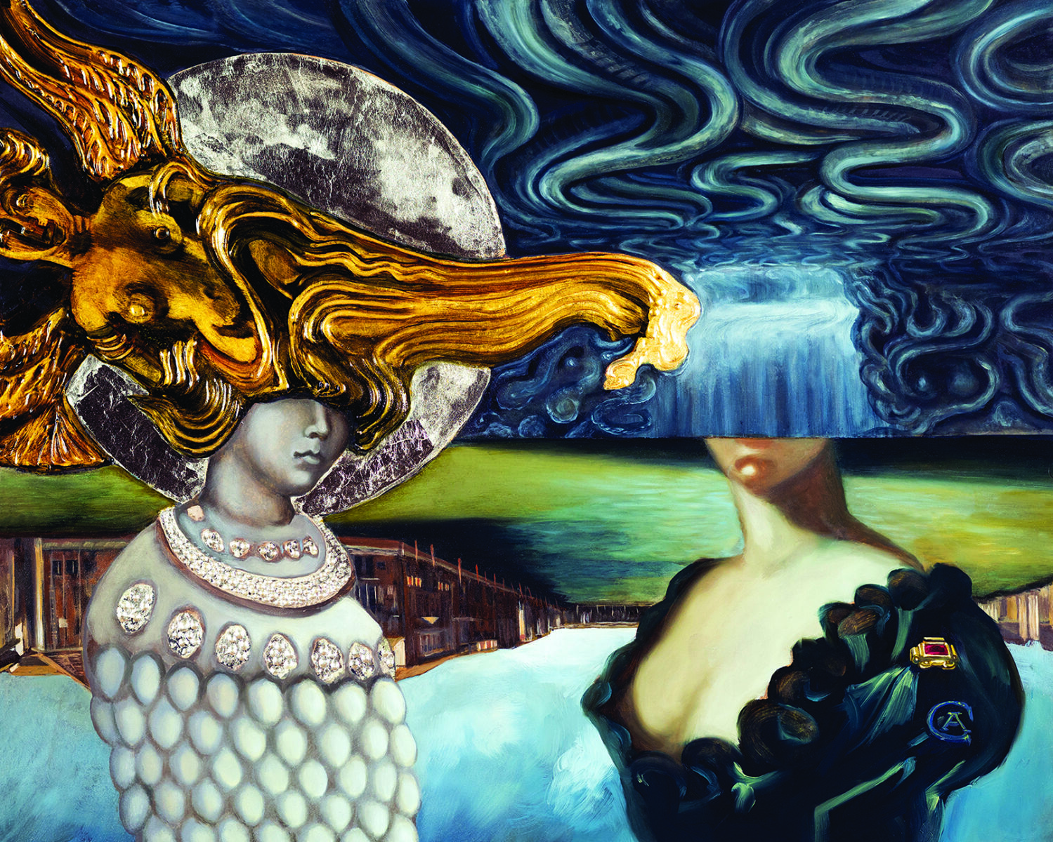 Image: Carrie Ann Baade, Conscious and Unconscious, oil on panel, 20 x 24 inches, framed